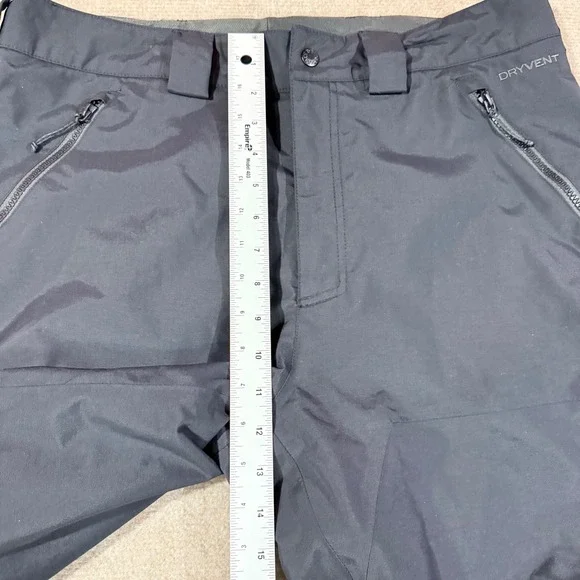 The North Face DryVent Snow Pants Mens M Gray Waterproof Ski Snowboard NF0A3LVH - Picture 7 of 16